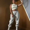 Public Desire Amber X Ribbed Cut Out Crop T-Shirt In Butter Yellow Best Sale