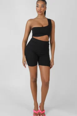 Public Desire Asymmetric Bralet Black Store