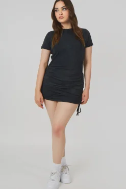 Public Desire Bodycon Mini T Shirt Dress Acid Wash Sale