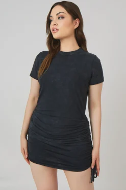 Public Desire Bodycon Mini T Shirt Dress Acid Wash Sale