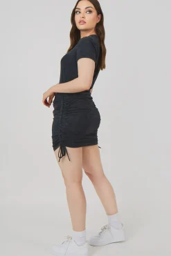 Public Desire Bodycon Mini T Shirt Dress Acid Wash Sale