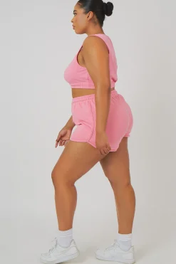Public Desire Curve Booty Short Pink Hot