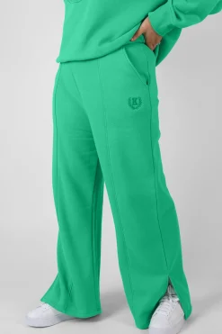 Public Desire Curve Kaiia Tonal Embroidered Joggers Green Shop