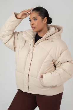 Public Desire Curve Ultimate Puffer Stone Black Fashion