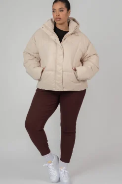 Public Desire Curve Ultimate Puffer Stone Black Fashion