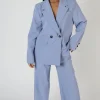 Public Desire Dad Blazer Bluebell Fashion
