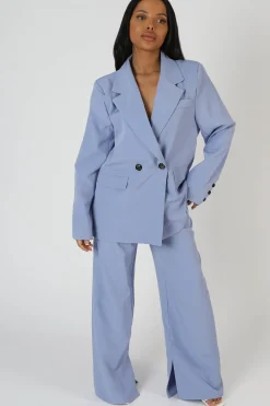 Public Desire Dad Blazer Bluebell Fashion