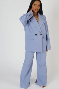 Public Desire Dad Blazer Bluebell Fashion