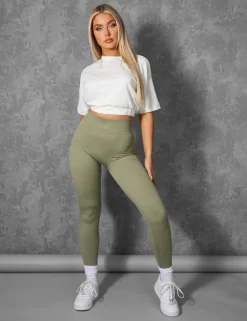 Public Desire Elasticated Waist Cropped T-Shirt White Discount