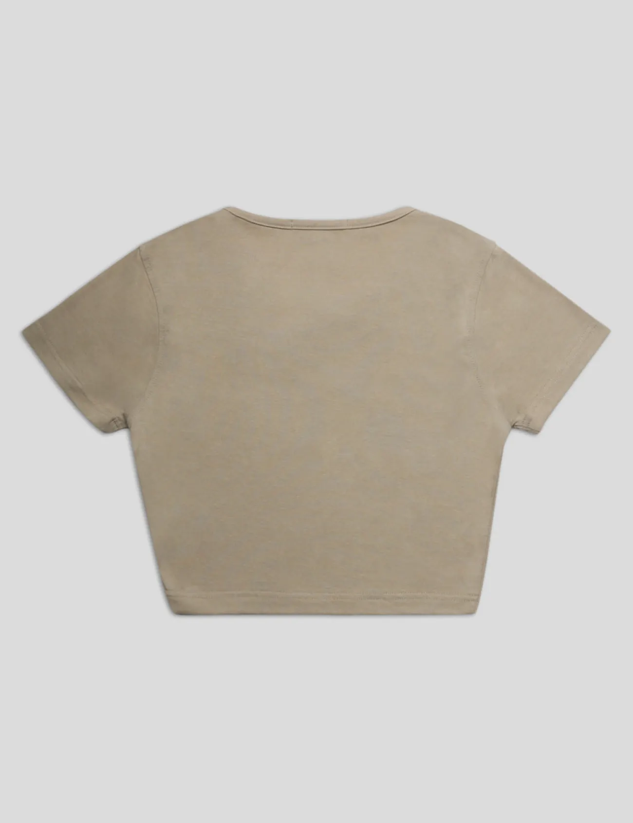 Public Desire Fitted T-Shirt Stone Hot