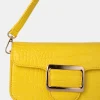 Public Desire Jana Croc Removeable Shoulder Strap Baguette Bag Yellow Shop