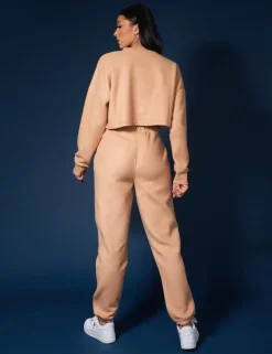 Public Desire Kaiia Fluffy 90S Joggers Camel Best