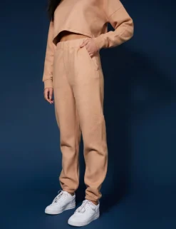 Public Desire Kaiia Fluffy 90S Joggers Camel Best