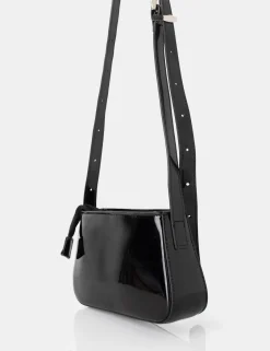 Public Desire Kass Pu Western Adjustable Shoulder Crossbody Bag Black Online