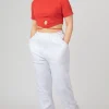 Public Desire Keyhole Wrap Crop Top Red Hot