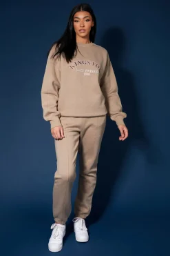 Public Desire Kingston Slogan Sweatshirt Ash Best