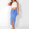 Public Desire Knitted Ribbed Racer Top White Clearance