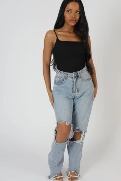 Public Desire Mesh Ruched Bodysuit Black Flash Sale