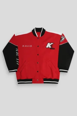 Public Desire Motocross Bomber Jacket Red New
