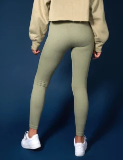 Public Desire Oversized Cropped Light Sweat Hoodie Khaki Discount