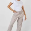 Public Desire Oversized Drawstring Joggers Light Grey New