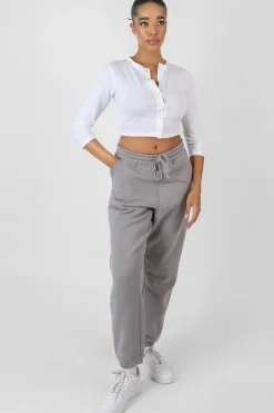 Public Desire Oversized Drawstring Joggers Grey New
