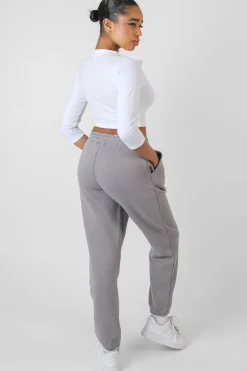 Public Desire Oversized Drawstring Joggers Grey New