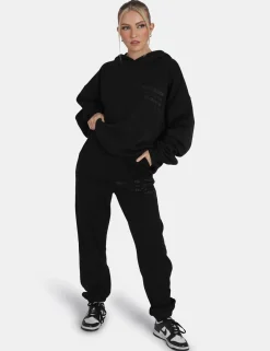 Public Desire Oversized Fit Printed Jogger Black Shop