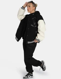 Public Desire Oversized Fit Printed Jogger Black Shop