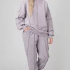 Public Desire Oversized Fit Raw Edge Joggers Lilac Flash Sale