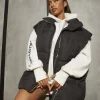 Public Desire Oversized Text Hoody Ecru Cheap