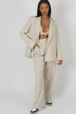 Public Desire Relaxed Blazer Stone Shop