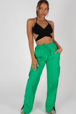 Public Desire 90S Butterfly Slinky Top Black Discount