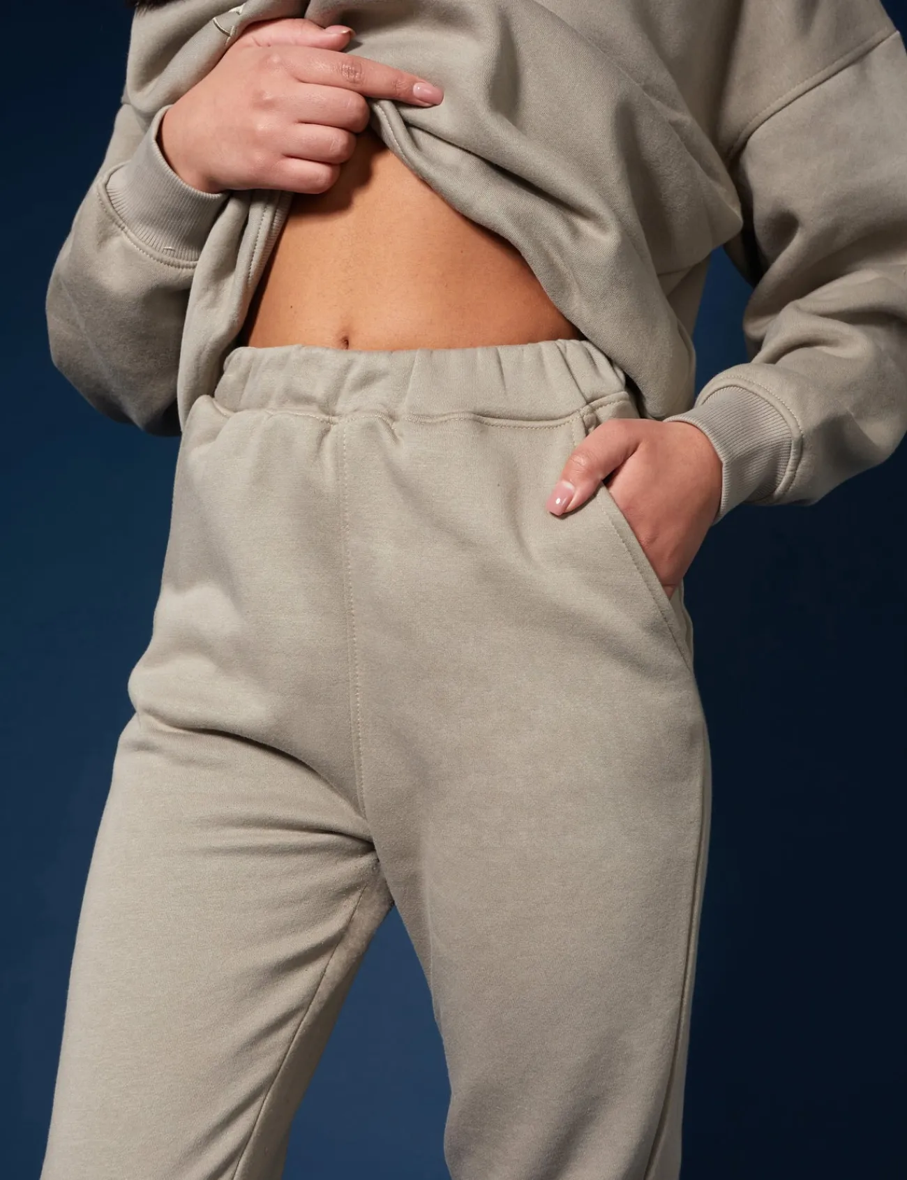 Public Desire 90S Oversized Joggers Khaki Flash Sale