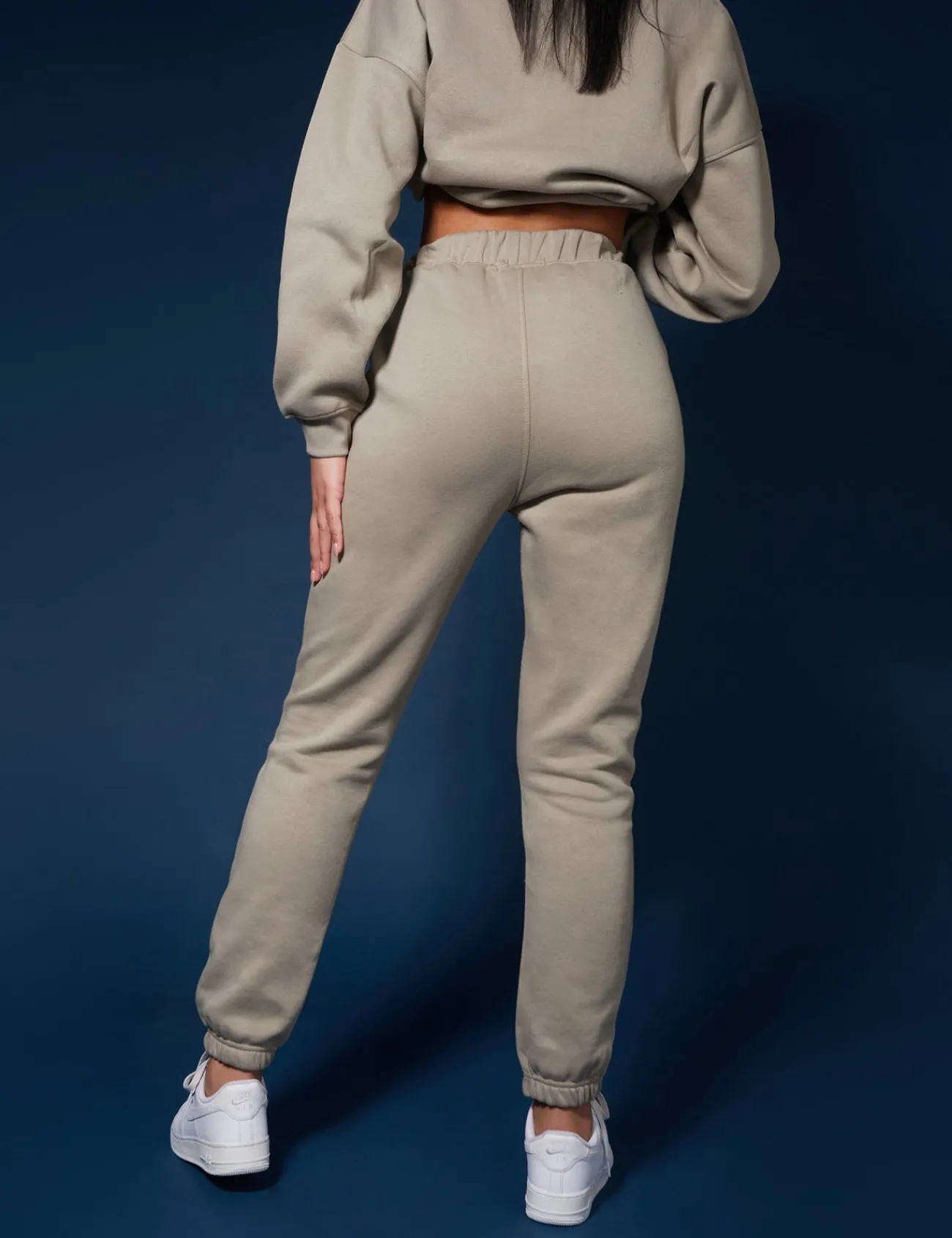 Public Desire 90S Oversized Joggers Khaki Flash Sale