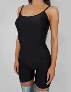 Public Desire Second Skin Cami Unitard Playsuit Black Best Sale