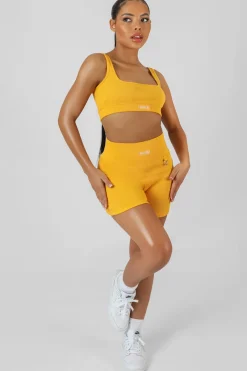 Public Desire Square Neck Kaiia Sport Bralet Mango New