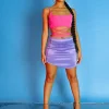 Public Desire Strappy Square Neck Crop Top Pink Shop