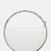 Public Desire The Alessia Croc Pu Circle Diamante Grab Bag White Outlet
