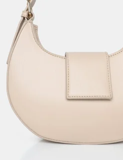 Public Desire The Irie Pu Circular Buckle Strap Grab Bag Stone Cheap