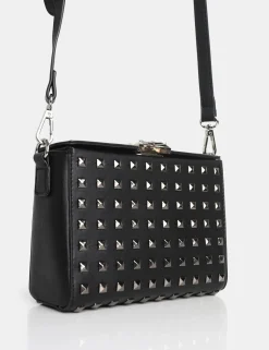 Public Desire The Jose Pu Metal Studded Bag Black Flash Sale