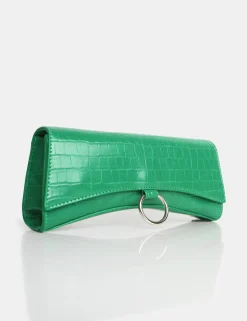 Public Desire The Kemi Arched Crossbody Mini Handbag Green Outlet