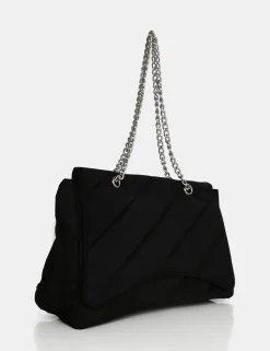 Public Desire The Laina Nylon Tote Bag Black Sale