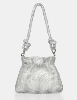 Public Desire The Lake Diamante Mini Bag Silver Shop