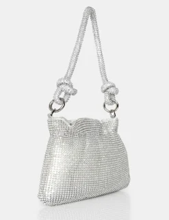 Public Desire The Lake Diamante Mini Bag Silver Shop