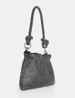 Public Desire The Lake Diamante Mini Bag Black Sale