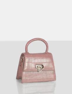 Public Desire The Lilly Textured Mini Bag Pink Hot