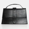Public Desire The Mika Croc Bag Black Online