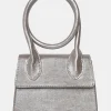Public Desire The Milan Metallic Pu Crossbody Mini Bag Silver New