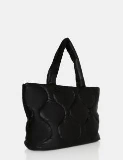 Public Desire The Rudy Nylon Tote Bag Black Clearance